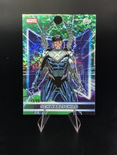 2025 2026 Topps Marvel Neon Schwarzschild #76 GREEN SPARKLE /99 picture