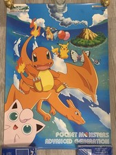 2004 Pokemon Advanced Generation Banpresto B2 Posters Japan Charizard Lot of 2 picture
