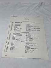 Vintage 1989 McDonnell Douglas MRR Defect Code Appendix D KG JD picture