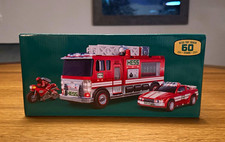 BRAND NEW Hess 2024 Holiday Fire Truck with Car & Motorcycle Toy Set UNOPENED picture