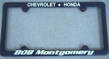 Bob Montgomery Chevrolet/ Honda Dealer License Plate Frame picture