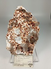Spessartine Garnet and Smokey Quartz from Wushan Spessartine Mine, China picture