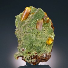 Wulfenite, Mimetite, Level 6, S. Juan Poniente Vein, Ojuela Mine, Mapimi picture