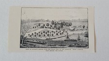 Battle of Savage's Station North Side of Railroad 1888 Civil War Picture picture