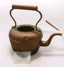 c.1870 ~ English Copper Tea Kettle MARQUE DEPOSEE ~ Wakefield-Scearce Galleries picture