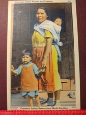 vintage postcards native american indian picture