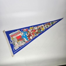 Vintage 1988 Larry Harmons Bozo Show Felt Pennant Circus Characters 30