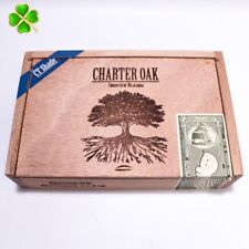 Charter Oak Rothschild Shade Empty Wood Cigar Box 8.25