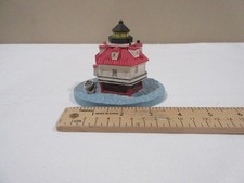 Spoontiques Lighthouse Figurine Paperweight Thomas Point Shoal Light Maryland picture