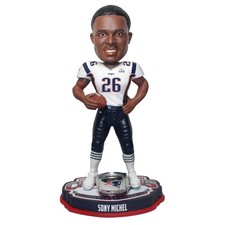 Sony Michel New England Patriots Super Bowl LIII Champions Bobblehead NFL picture