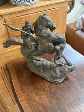 Antique Spelter Statue 