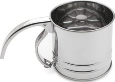 Fox Run Flour Sifter, Stainless Steel, 1-Cup, Metallic 1 Cup, picture