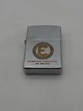 Rare Vintage 1983 Zippo Chrome Lighter Edgebrook Country Club ADV. picture
