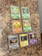1996 Japanese Pocket Monster Vintage POKEMON TCG (Base Set) x7 LOT🔥Bulbasaur++ picture