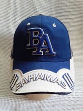 BA Bahamas Nassau Ball Cap Hat Blue  Nicely Embroidered Caribbean Collectable picture