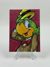 2026 Topps Chrome Disney Jose Carioca Gold Foil Sketch Marlo Matos 1/1 picture