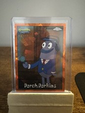 PERCH PERKINS 2025 TOPPS CHROME SPONGEBOB SAPPHIRE #186 ORANGE REFRACTOR /25 picture