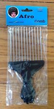 Vintage Afro Comb Hair Pick Pik with a Fist Handle 1970's Era Disco Sealed NEW picture