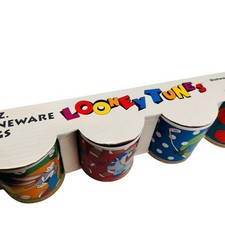 Vintage Looney Tunes Sports 1993 Sakura Warner Bros 12oz Coffee Mugs. picture