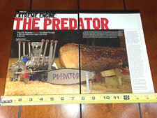 PREDATOR V8 POWERED CHAINSAW ORIGINAL 2008 ARTICLE picture