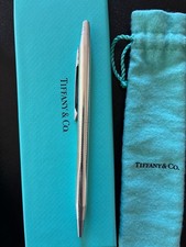 Vintage Tiffany Sterling Spiral Pen, Box, Bag, New Tiffany Refill + 2 Monteverde picture