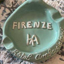 VINTAGE Hotel Ambasciatori Firenze Italian Ashtray picture