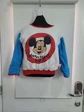 Vintage 1990s Disney Mickey Mouse Club Reversible Puffer Sweatshirt Size S 4-7 picture