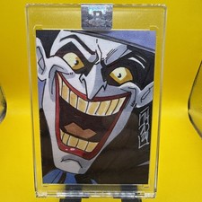 Tom Hodges THE JOKER Batman Sketch Auto 1/1 Pristine Authentic Encased picture