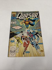 Quasar #17 Marvel 1990 1st app Barry Allen Flash in Marvel picture