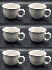 6Pack Dudson Evo Pearl Cafe Au Lait Mug Cup White Vitrified Stoneware #EVOPCC101 picture