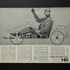 Vilem B Haan Sports Car Accessories 1962 Vtg Print Ad picture