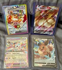 Eevee LOT OF 4 🔥ex 174 SV: Promo, VMAX Promo, V 108/159 & Sylveon ex 🔥 NM picture
