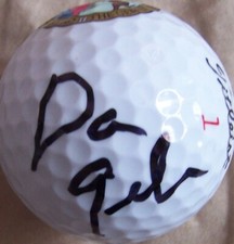 Vice President Dan Quayle signed autograph Titleist golf ball JSA George Bush VP picture