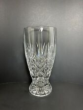 Stunning Cristal D Arques 24% Lead Crystal Flower Vase Starburst Design Heavy picture