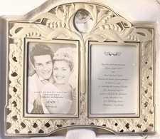 Lenox Wedding Promises Double 5x7 Invitation Frame NIB picture