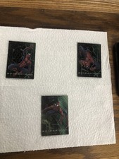 2002 Topps Spider-Man Movie Green Web Refractor  Cards picture