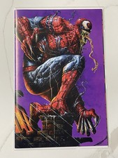 NYCC EXECUTIVE THE AMAZING VENOM #1 AQ PURPLE JOHNNY DESJARDINS picture