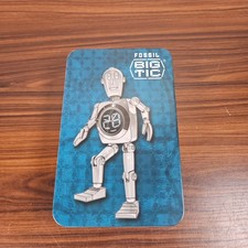 Rare Fossil Stan BIG TIC Ll2550 Robot Clock - NIB picture