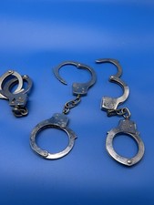 Vintage Lot Of 3 Handcuffs Police 1970s picture