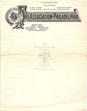 1926 Fire Association of Philadelphia Sesqui-Centennial bill picture