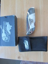Vintage Fox-N-Hound FA3C 1 Blade Folding Hunter Stag 4 7/8