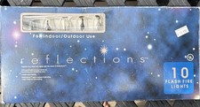 Reflections Flash Fire Xmas Lights Indoor/Outdoor Flickering Flame (nos) VIDEO picture