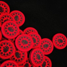 52 Graves Black Cherry Glow in the Dark Death Cookie Collectible EDC picture