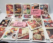 VTG Betty Crocker Recipe Card Library SECTIONS Sold Separately 1971 Replacement picture