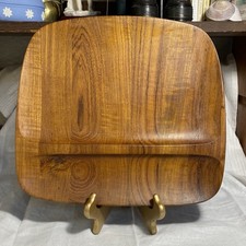 VIntage Nissen Denmark Teak Serving Board Danish Modern Tray  Cheese 12 In picture