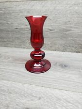 Vtg Ruby Red Small Bud Vase picture