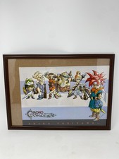 Vintage 1995 Chrono Trigger Japanese Import Magazine Fold Poster Toriyama Art picture