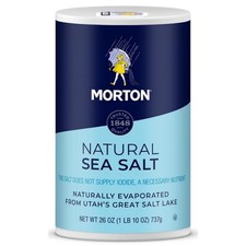 3x Morton Natural Sea Salt Spice Seasoning Cooking Kitchen Gourmet Flavor Lot 26 picture