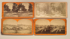 (4) Marquette Michigan Stereoview Photo Convent C.B. Brubaker picture