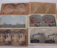 LOT OF 6 VINTAGE STEREOSCOPIC VIEWS - THE ASCENSION/LIBERTY PARTY/NIAGRA FALLS++ picture